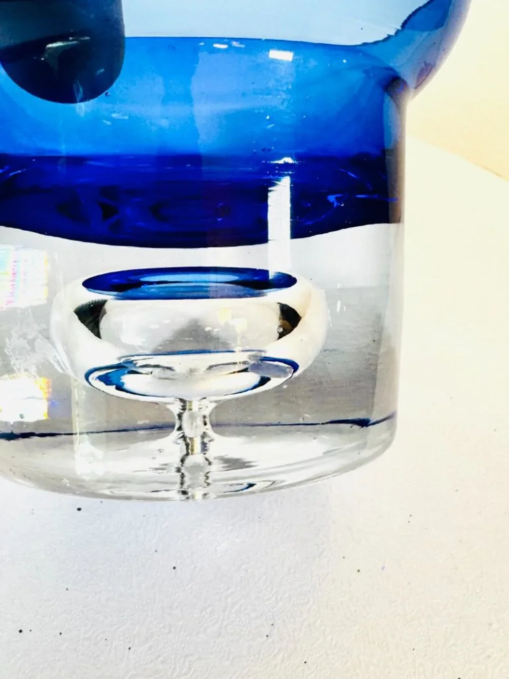 Krosno Cobalt Blue Art Glass 3.25